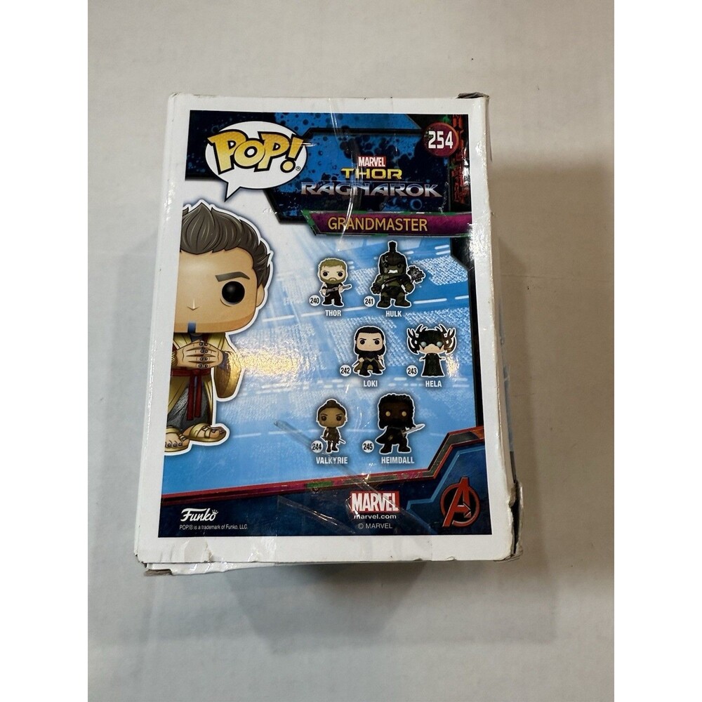 Funko Pop Grandmaster 254‎ Thor Ragnarok 2017 Fall Convention Exclusive New - Picture 7 of 12
